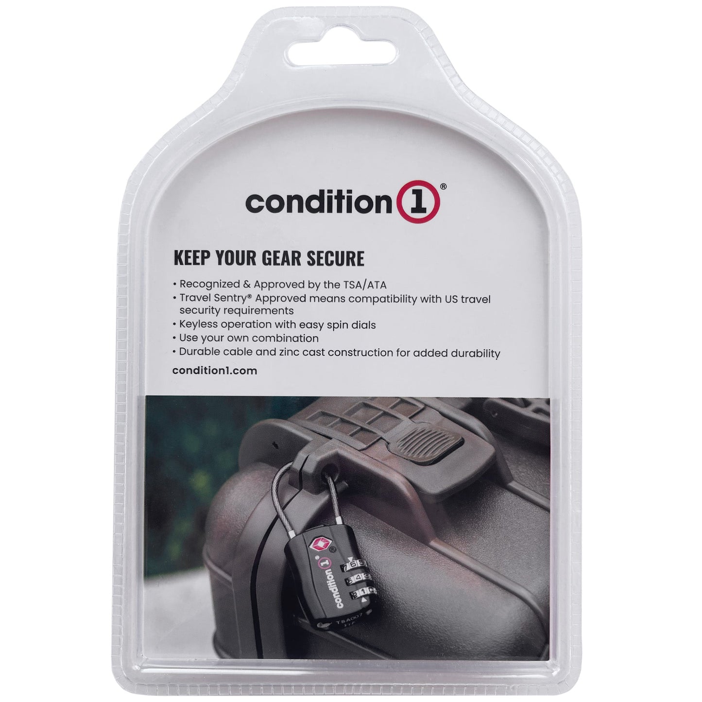 Condition 1 Combo Locks 2PK