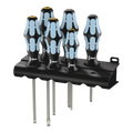 Wera 3334/3355/6 Stainless Steel Screwdriver Set with Rack