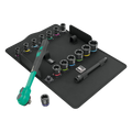 Wera 8100 SB 12 Zyklop Comfort Ratchet Set 3/8-Inch Metric 16 Pieces