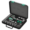 Wera 8100 SB 2 Zyklop Speed Ratchet Set 3/8-Inch Metric 43 Pieces
