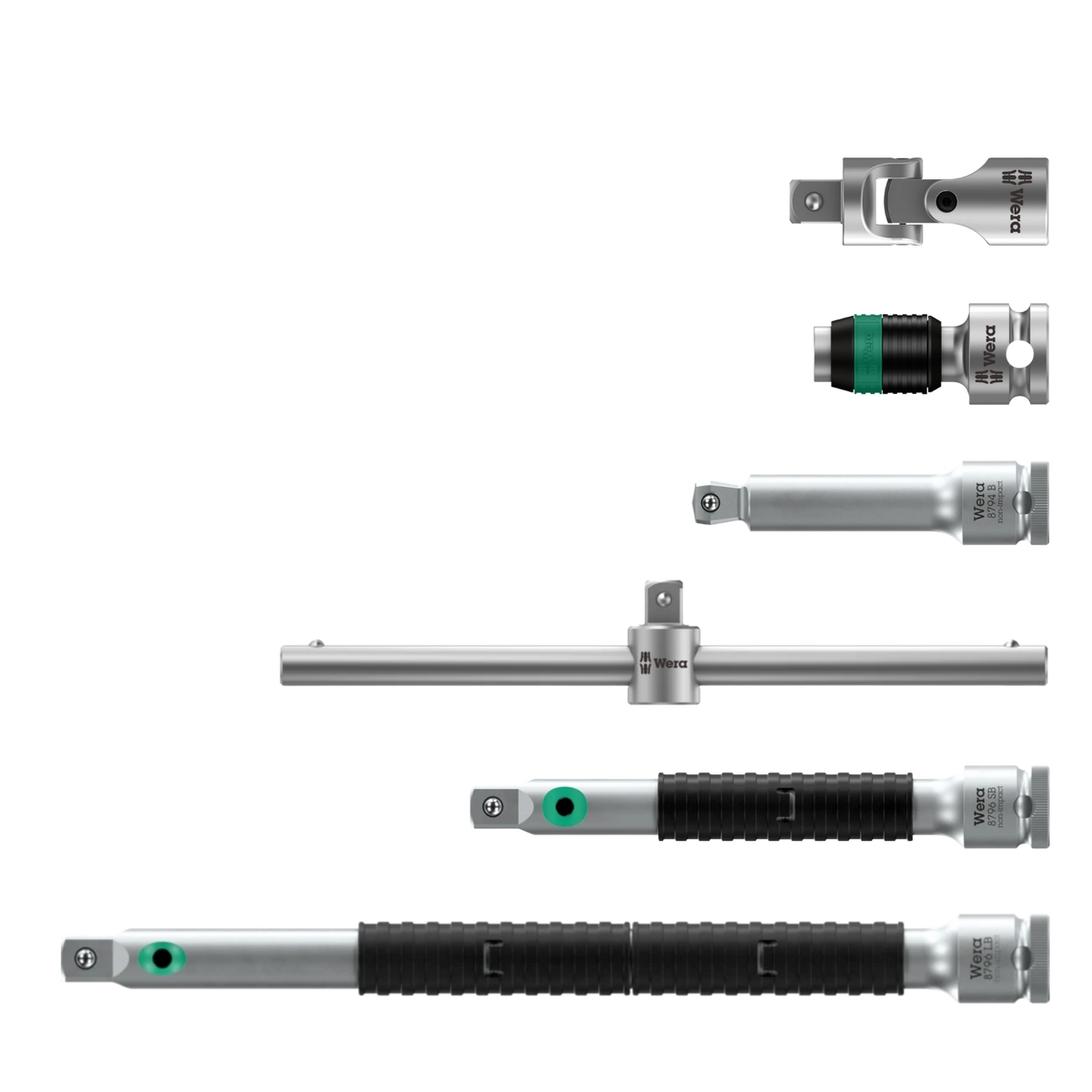 Wera 8100 SB 2 Zyklop Speed Ratchet Set 3/8-Inch Metric 43 Pieces