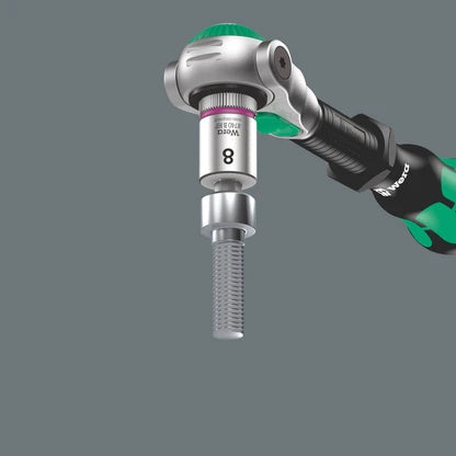 Wera 8100 SB All-In Zyklop Speed Ratchet Set 3/8-Inch 35 Pieces