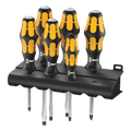Wera 932/6 Chiseldriver Screwdriver Set 6 Pieces Rack