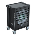 Wera 9700 Tool Rebel Roller Cabinet with 94-Piece Tool Set