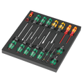 Wera 9710 Foam Insert Screwdriver Set 18 Pieces