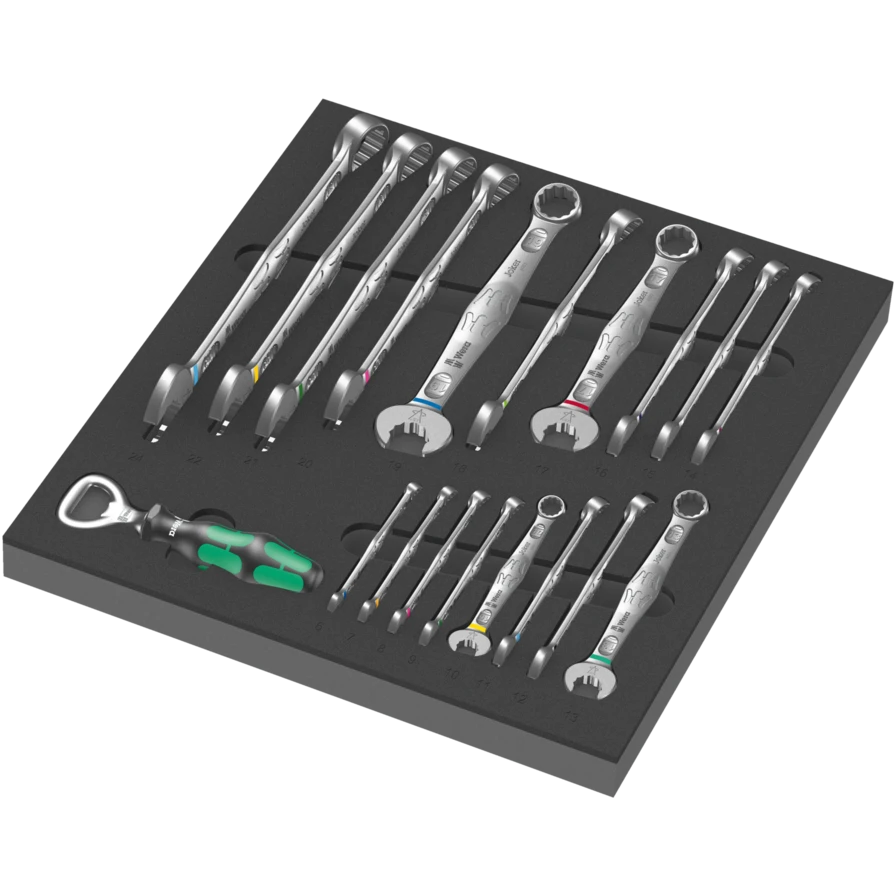 Wera 9700 Tool Rebel Roller Cabinet with 94-Piece Tool Set