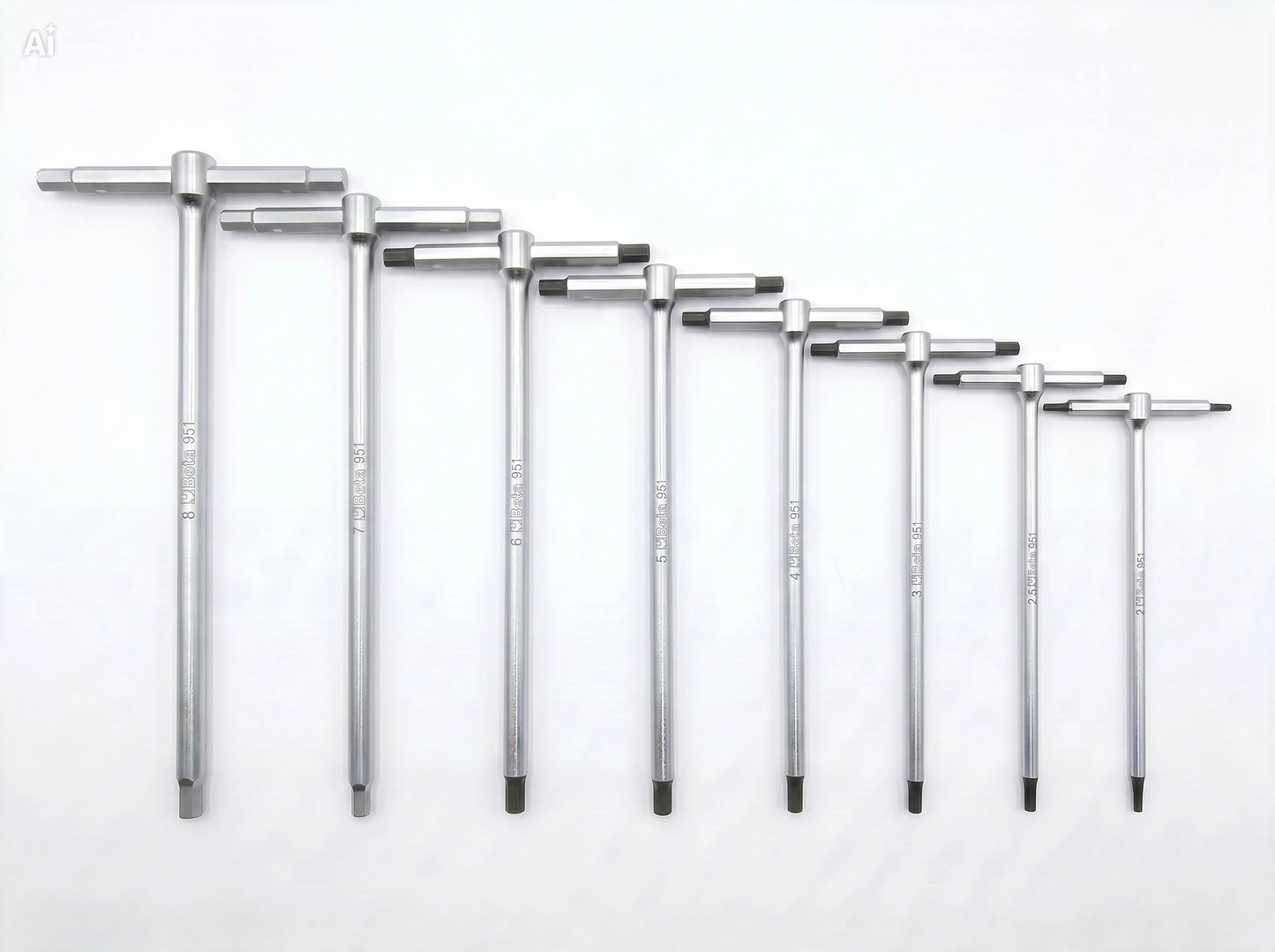 Beta 951 Go-Kart Sliding T-Handle Set (8-Piece)