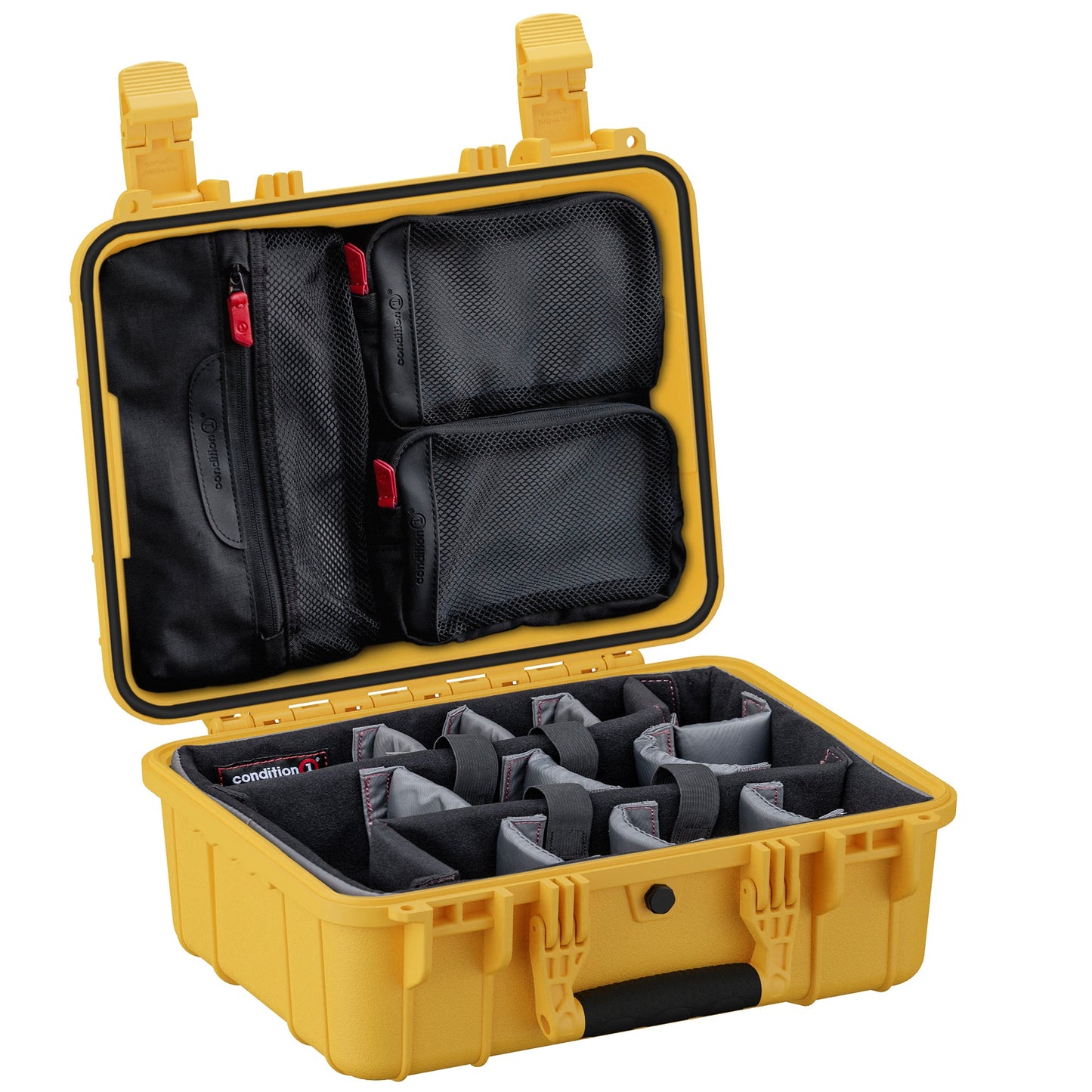 Condition 1 #179 Medium Case with Modular Dividers + Lid Organizers