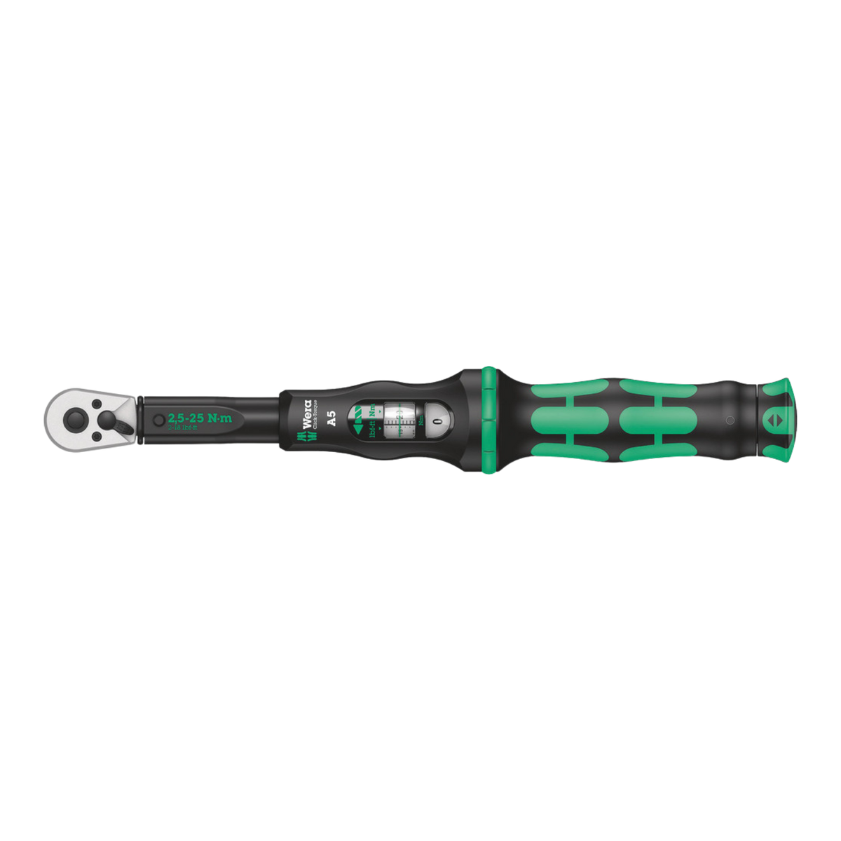 Wera Click-Torque A5 Torque Wrench 2.5-25 Nm 1/4 in