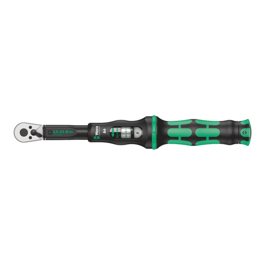 Wera Click-Torque A6 Torque Wrench 2.5-25 Nm 1/4 in Hex Drive