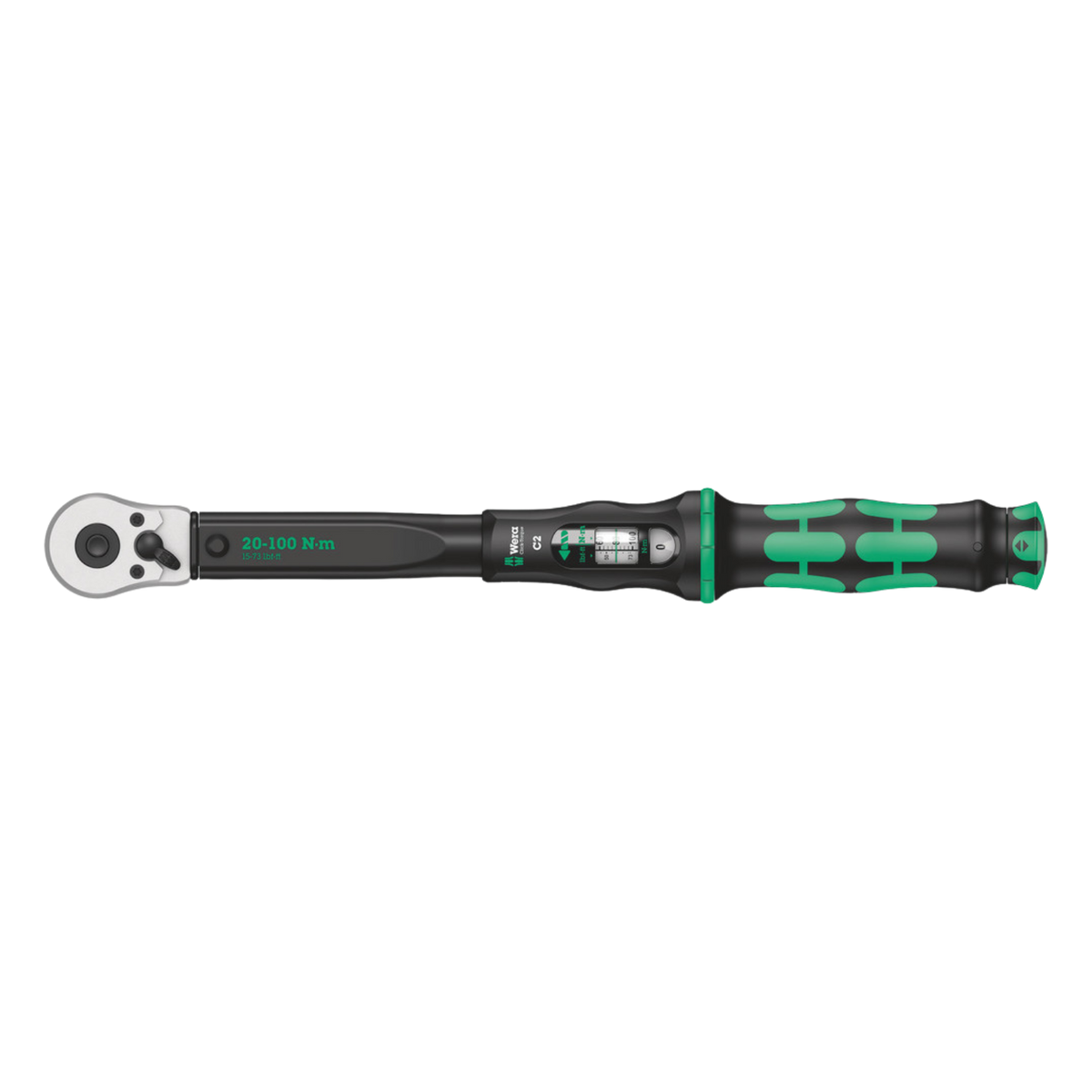 Wera Click-Torque C2 Torque Wrench 20-100 Nm 1/2 in