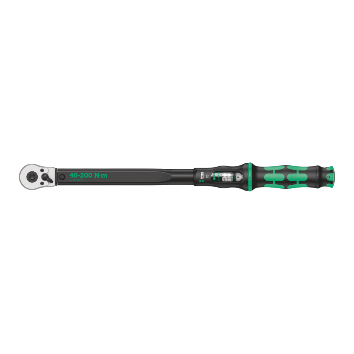 Wera Click-Torque C3 Torque Wrench 40-200 Nm 1/2 in