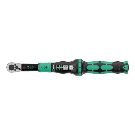 Wera Click-Torque Lock A6 Torque Wrench 2.5-25 Nm 1/4 in Hex Drive