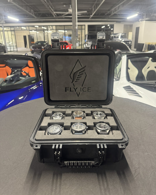 FLY ICE 6-Watch Luxury Travel Case #182