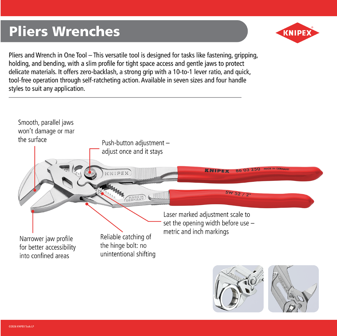 Knipex 7" Pliers Wrench