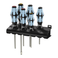 Wera 3334/3350/3355/6 Stainless Steel Screwdriver Set with Rack