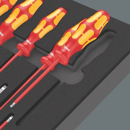 Wera 9711 VDE Foam Insert Screwdriver Set 16 Pieces