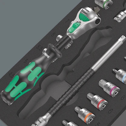 Wera 9700 Tool Rebel Roller Cabinet with 94-Piece Tool Set
