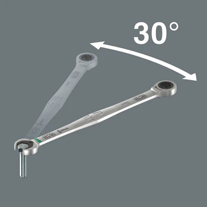 Wera 6007 Joker Ratcheting Combination Wrench Long Design